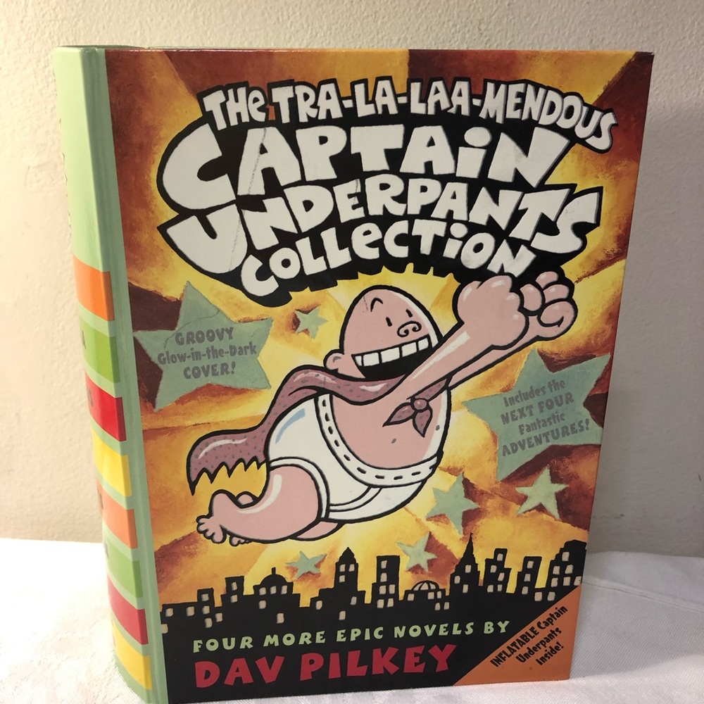 Captain Underpants Ser.: The Tra-la-Laa-Mendous by Dav Pilkey Books 5-8 Boxed